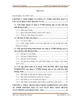 Hoạt động marketing tại Công ty TNHH thương mại và sản xuất hóa chất Hoàng Tuấn