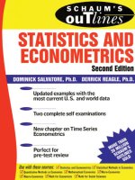 Statistics and econometrics 