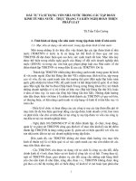 ĐẦU TƯ VÀ SỬ DỤNG VỐN NHÀ NƯỚC TRONG CÁC TẬP ĐOÀN KINH TẾ NHÀ NƯỚC - THỰC TRẠNG VÀ KIẾN NGHỊ HOÀN THIỆN PHÁP LUẬT