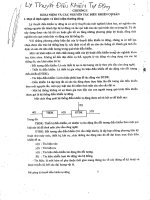 Giáo Trình Lý Thuyết Điều Khiển Tự Động