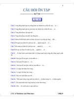 Câu hỏi ôn tập trặc nghiêm phẫu thuật