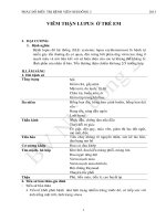 VIÊM THẬN LUPUS  ở TRẺ EM(R) 