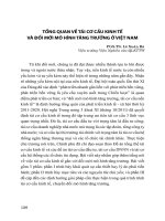 TỔNG QUAN VỀ TÁI CƠ CẤU KINH TẾ VÀ ĐỔI MỚI MÔ HÌNH TĂNG TRƯỞNG Ở VIỆT NAM