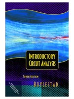 Introduction to circuit analysis 3rd edition by BOYLESTAD 