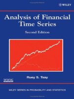 Analysis of financial time series 