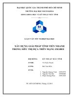 XÂY DỰNG GIẢI PHÁP TÍNH TIỀN NHANH TRONG SIÊU THỊ DỰA TRÊN MẠNG ZIGBEE