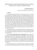 PHÂN CẤP QUYỀN CỦA NHÀ NƯỚC ĐỐI VỚI ĐẤT ĐAI, QUẢN LÝ ĐẤT ĐAI VÀ VIỆC GIÁM SÁT - ĐÁNH GIÁ CẦN THIẾT Ở VIỆT NAM