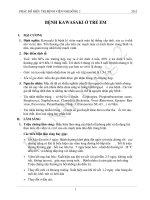 BỆNH KAWASAKI ở TRẺ EM 