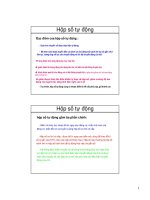 Bài Giảng Hộp Số Tự Động