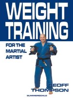 Weight training for the martial artist by geoff thompson 
