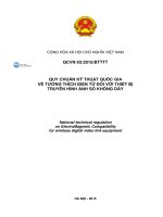 QUY CHUẨN KỸ THUẬT QUỐC GIA VỀ TƯƠNG THÍCH ĐIỆN TỪ ĐỐI VỚI THIẾT BỊ TRUYỀN HÌNH ẢNH SỐ KHÔNG DÂY