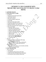 CHỈ ĐỊNH VÀ CHUẨN BỊ BỆNH NHÂN NỘI SOI THỰC QUẢN DẠ DÀY TÁ TRÀNG VÀ ĐẠI TRÀNG