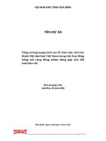 Tăng cường mạng lưới các tổ chức báo chí trực thuộc Hội nhà báo Việt Nam trong việc huy động tiếng nói cộng đồng nhằm đóng góp sửa đổi Luật báo chí