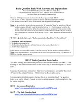 Electrical basic question bank with answer and explanations 