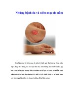Những bệnh da và niêm mạc do nấm 