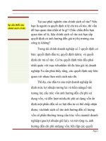 Chính sách cổ tức và giá trị doanh nghiệp