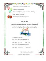 sử dụng các kiến thức môn toán, địa lý, sử khẳng định chủ quyền quốc gia trong tranh chấp với nước ngoài về biên giới hải đảo 