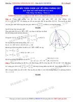 100 bài toán OXY chọn lọc