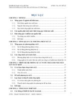 Đồ án Thiết kế hệ thống xử lý nước thải chế biến kem công suất 500 m3 ngày