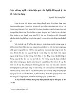 Một vài suy nghĩ về tính hiệu quả của đại lý đổi ngoại tệ cho tổ chức tín dụng