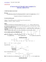 PT vô tỉ chứa tham số ôn thi đh (1)