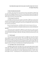 Hoàn thiện phân cấp ngân sách nhà nước gắn với sửa đổi Luật ngân sách nhà nước