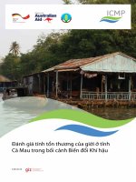 Đánh giá tính tổn thương của giới ở tỉnh Cà Mau trong bối cảnh Biến đổi Khí hậu