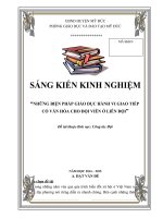 Những biện pháp giáo dục hành vi giao tiếp có văn hóa cho đội viên ở liên đội