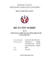 Tính toán, thiết kế máy đóng bịch nuôi nấm Linh Chi