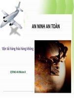 an ninh an toàn vận chuyển hàng hóa hàng không