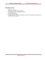 Bù tán sắc sử dụng bộ lọc quang