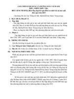 GIẢI THÍCH NỘI DUNG VÀ HƯỚNG DẪN CÁCH GHI BIỂU, PHIẾU ĐIỀU TRA