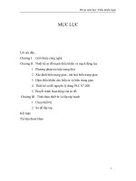 thiết kế điều khiển cẩu trục rải liệu