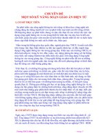chuyên đề một số kỹ năng soan giao án điên tử