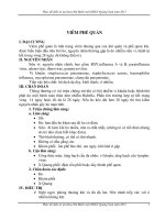 Phác đồ điều trị tại khoa Nhi Bệnh viện ĐKKV Quảng Nam năm 2015