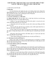 CHUYÊN đề 2 một số CUỘC cải CÁCH TIÊU BIỂU ở VIỆT NAM từ THẾ kỉ XV đến nửa đầu THẾ kỉ XIXI 