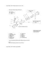 HYUNDAI UNIVER 2010 TRỤC các ĐĂNG và cầu XE cầu XE PHÍA TRƯỚC TRỤC các ĐĂNG LOẠI TRỤC CHỮ THẬP KASCO 