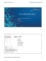 Tài liệu về tư vấn cấu hình máy tính phục vụ cho đồ họa