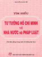 Tìm hiểu tư tưởng hồ chí minh về nhà nước và pháp luật