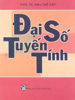 Giáo trình đại số tuyến tính