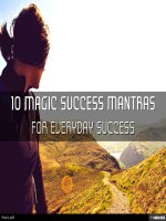 10 magic success mantras for everyday success 