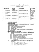 Trao đổi nước ở thực vật   lai châu 