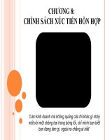 Chương 8 chính sách xúc tiến hỗn hợp 