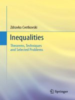 Inequalities (các kỹ thuật bất đẳng thức)