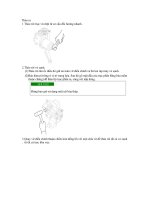 HYUNDAI UNIVER 2010 hệ THỐNG lái HT lái tự ĐỘNG hộp số lái TRỢ lực tháo ra 