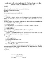 NGHIÊN CỨU CHẨN ĐOÁN TRƯỚC SINH TẮC TÁ TRÀNG BẨM SINH TẠI BỆNHVIỆN PHỤ SẢN TRUNG ƯƠNG TỪ NĂM 2012 -1013