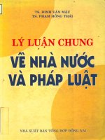 Lý luận chung về nhà nước và pháp luật