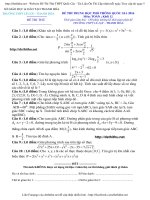 Đề thi thử môn Toán THPT Quốc Gia 2016 THPT Lê Lợi, Thanh Hóa