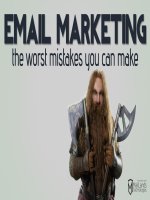 Email marketing the worst mistakes you can make 
