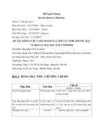 Tiểu luận môn quản trị marketing chiến lược cạnh tranh của công ty tnhh thương mại và dịch vụ may mặc gâu uniform